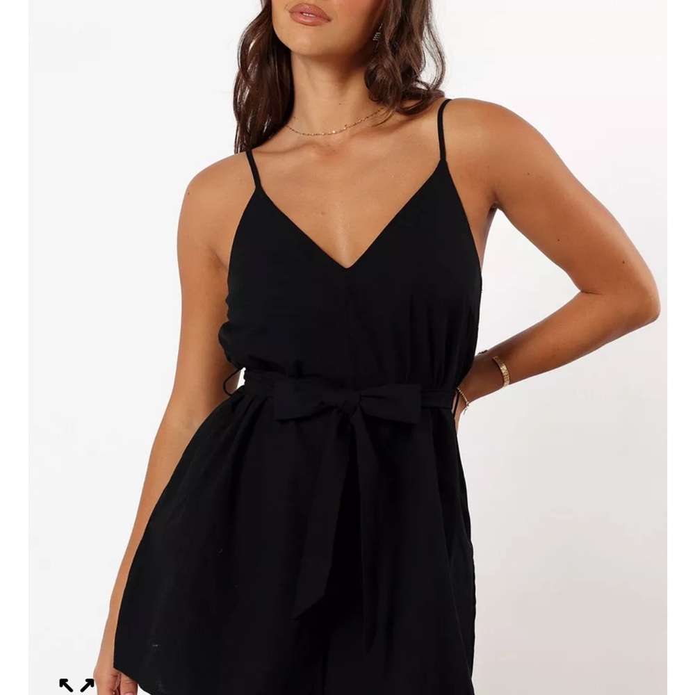 NWT Petal & Pup Black Laddie Playsuit Romper